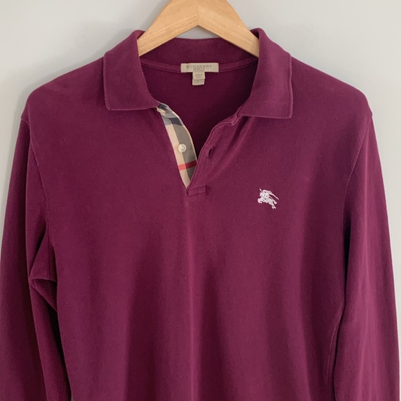 Burberry Other - Burberry Burgundy Polo Shirt